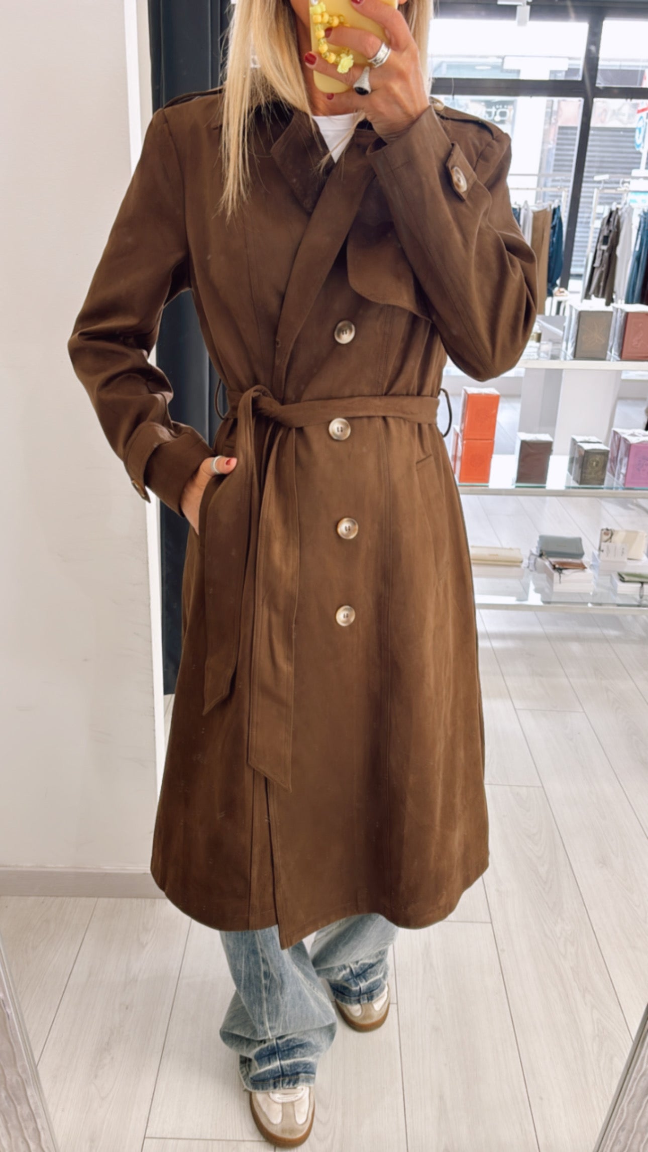 TRENCH SUEDE