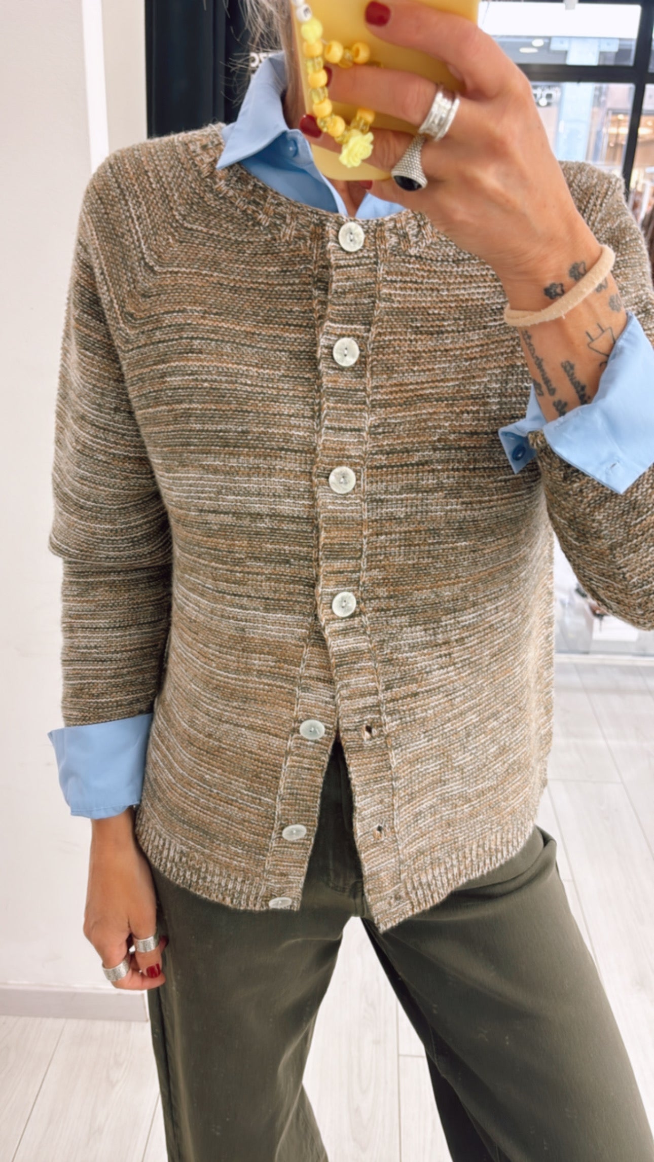 CARDIGAN MELANGE