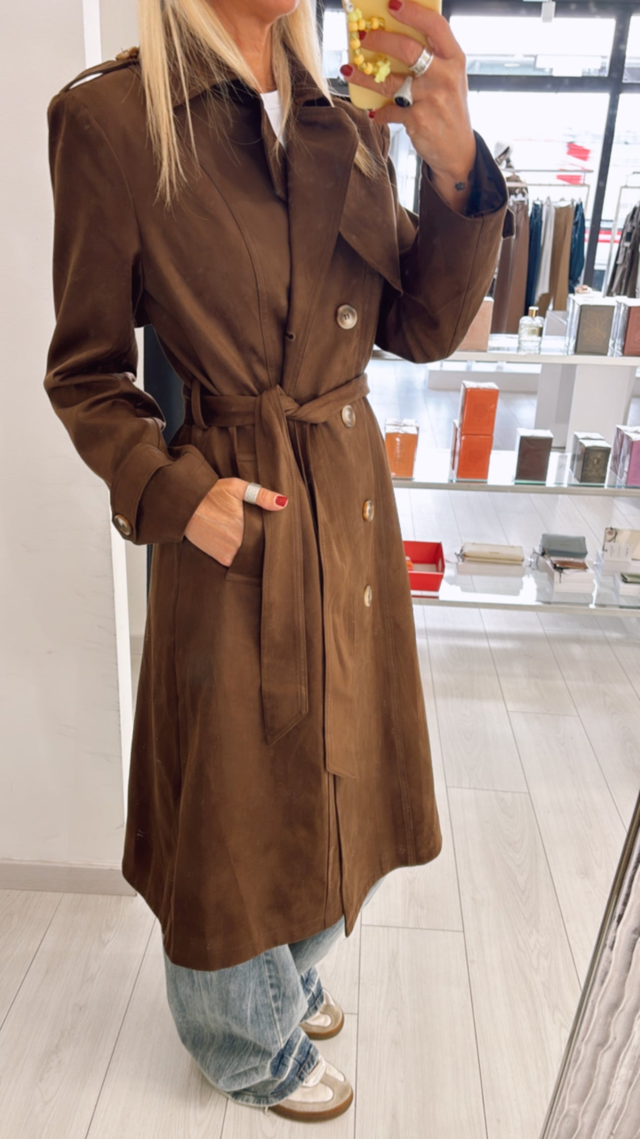 TRENCH SUEDE
