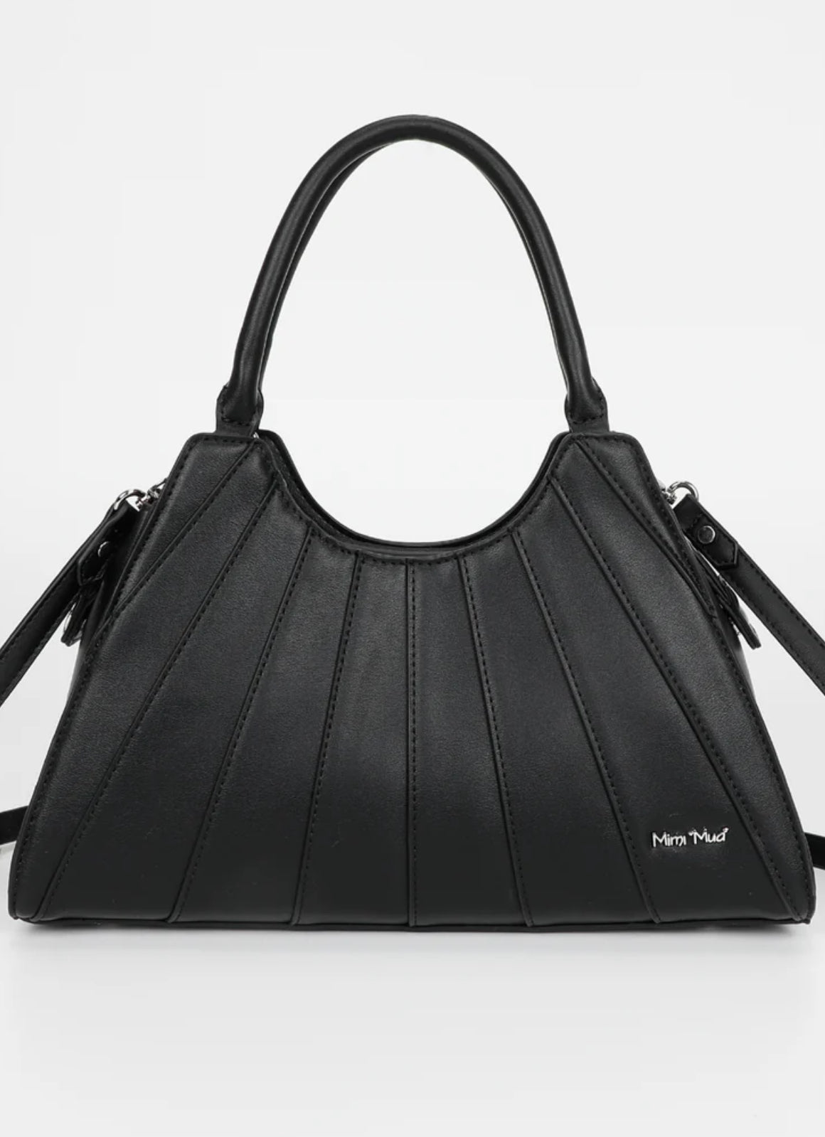 BORSA A BRACCIO CON EFFETTO VENTAGLIO
