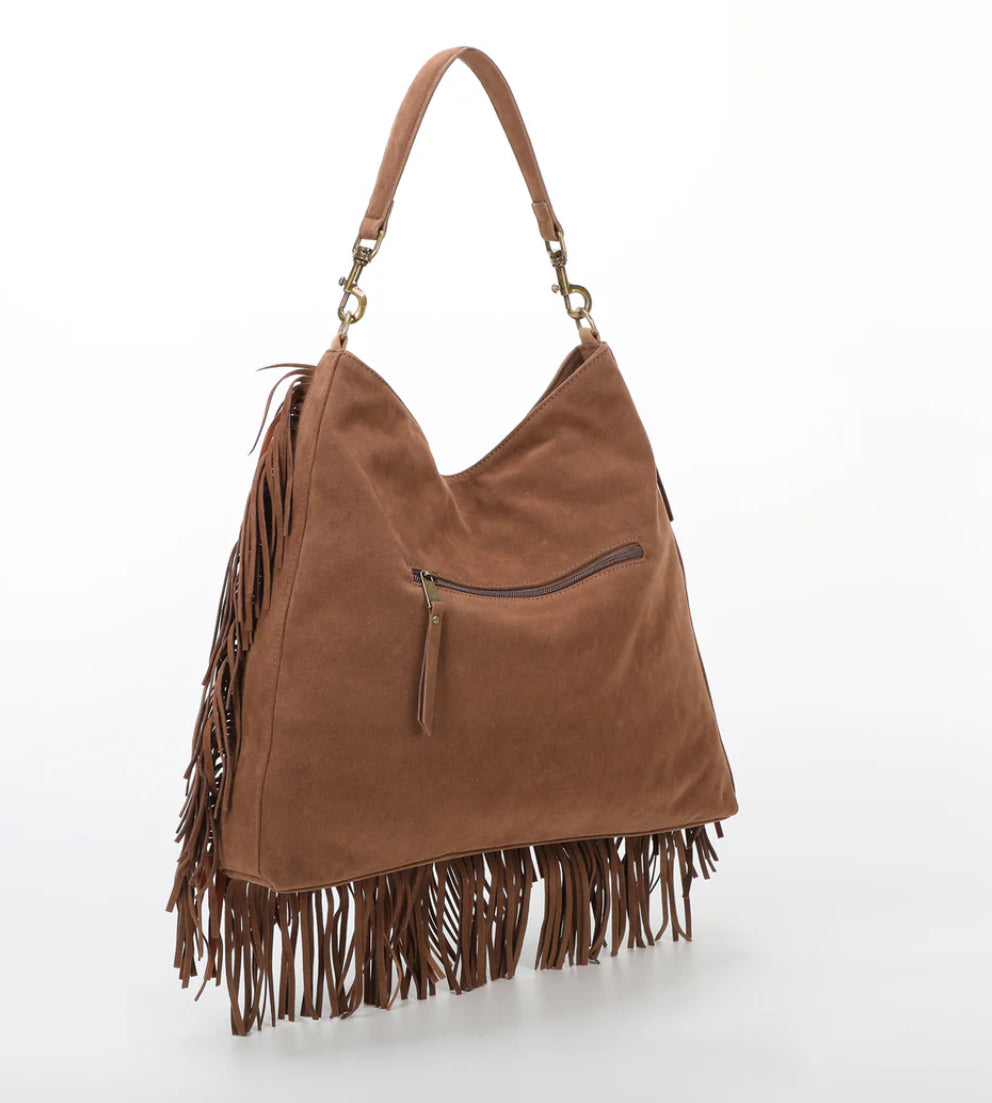 BORSA A SACCA CON FRANGE