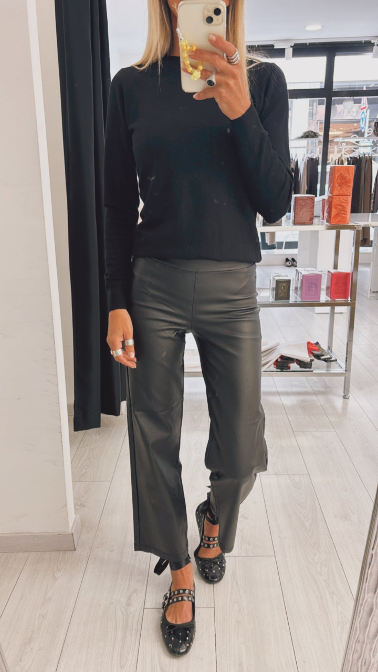 PANTALONE FLAIR ECOPELLE