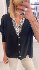 CARDIGAN BASIC LIMON