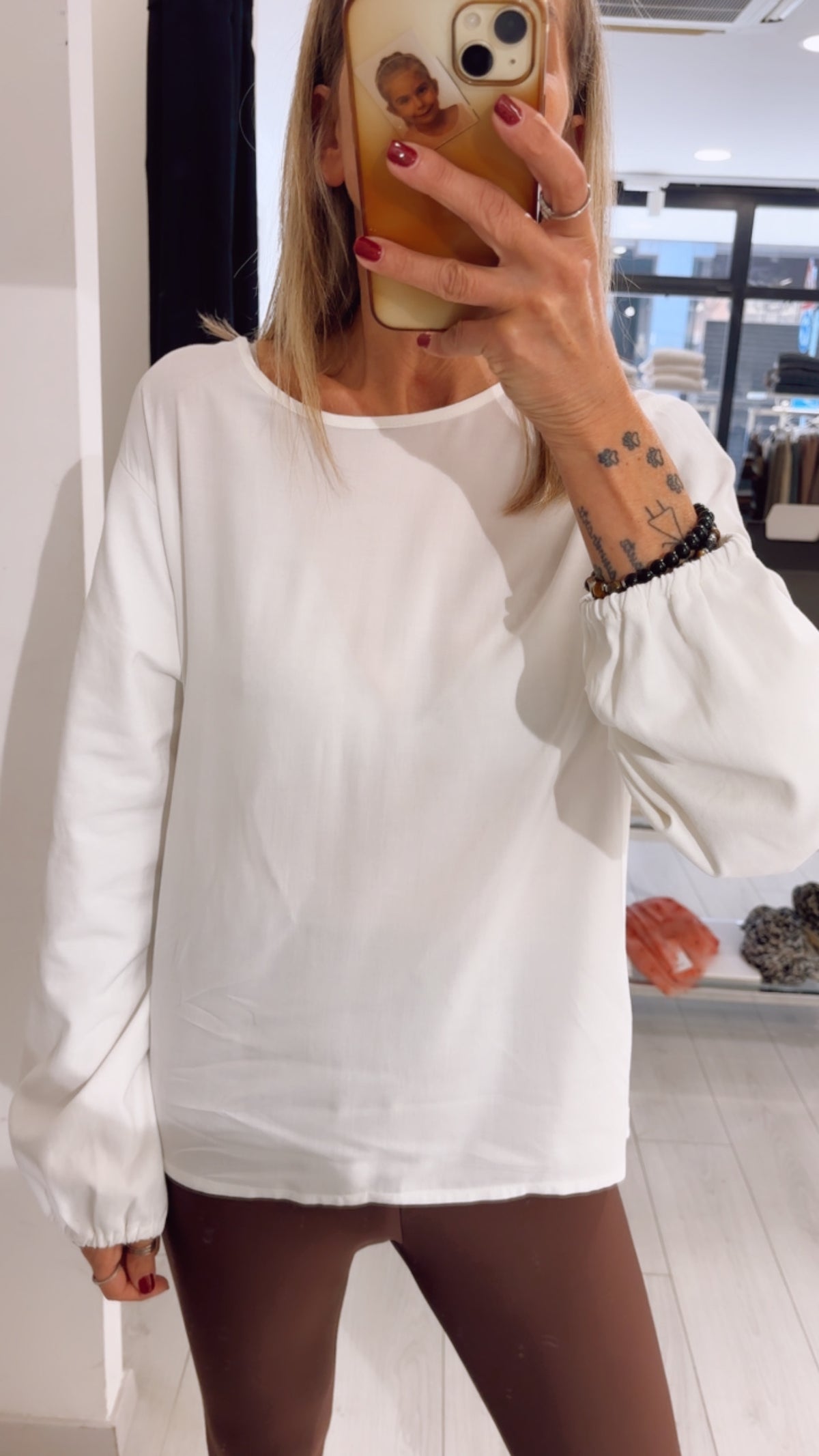 T-SHIRT DUE TESSUTI