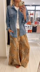 PANTALONE IN LINO FANTASIA