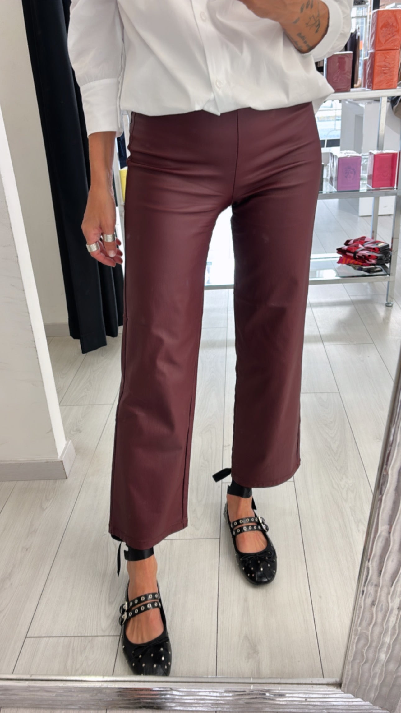 PANTALONE FLAIR ECOPELLE