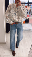CAMICIA FIORI E SANGALLO