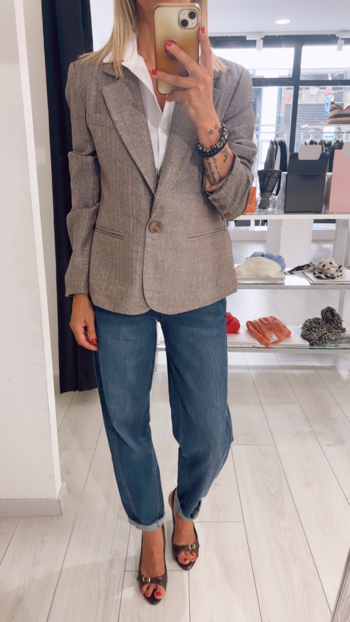 GIACCA GESSATA LUREX