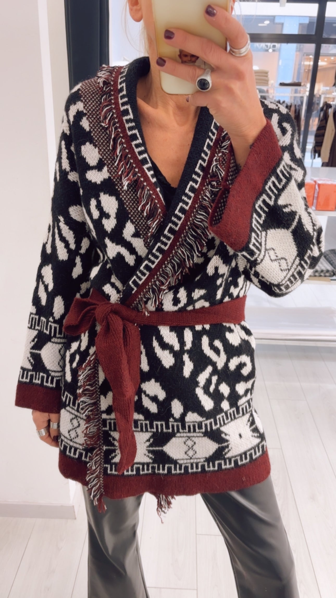CARDIGAN ANIMALIER