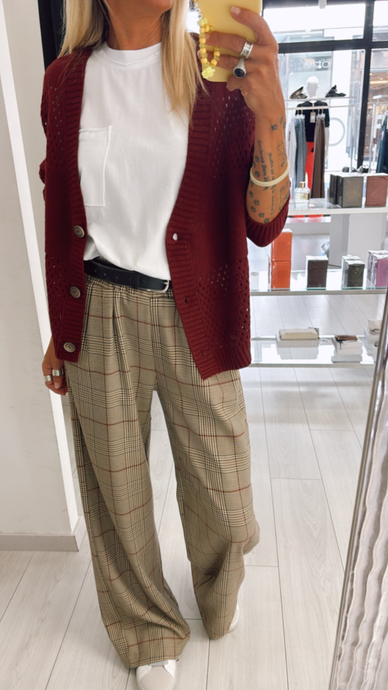 CARDIGAN TRAFORATO