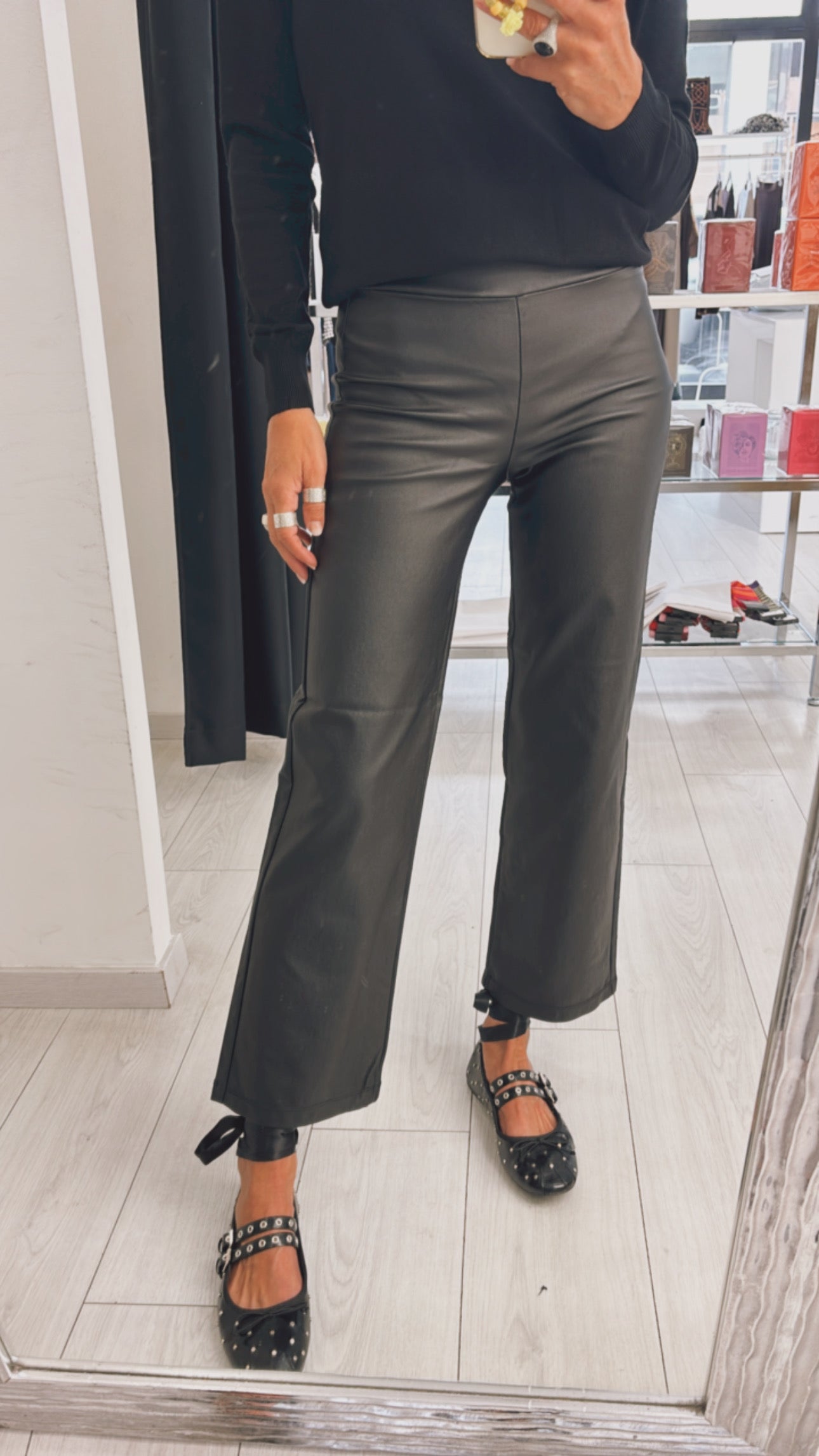 PANTALONE FLAIR ECOPELLE