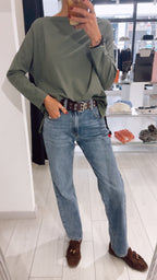 T-SHIRT BASIC MANICA LUNGA