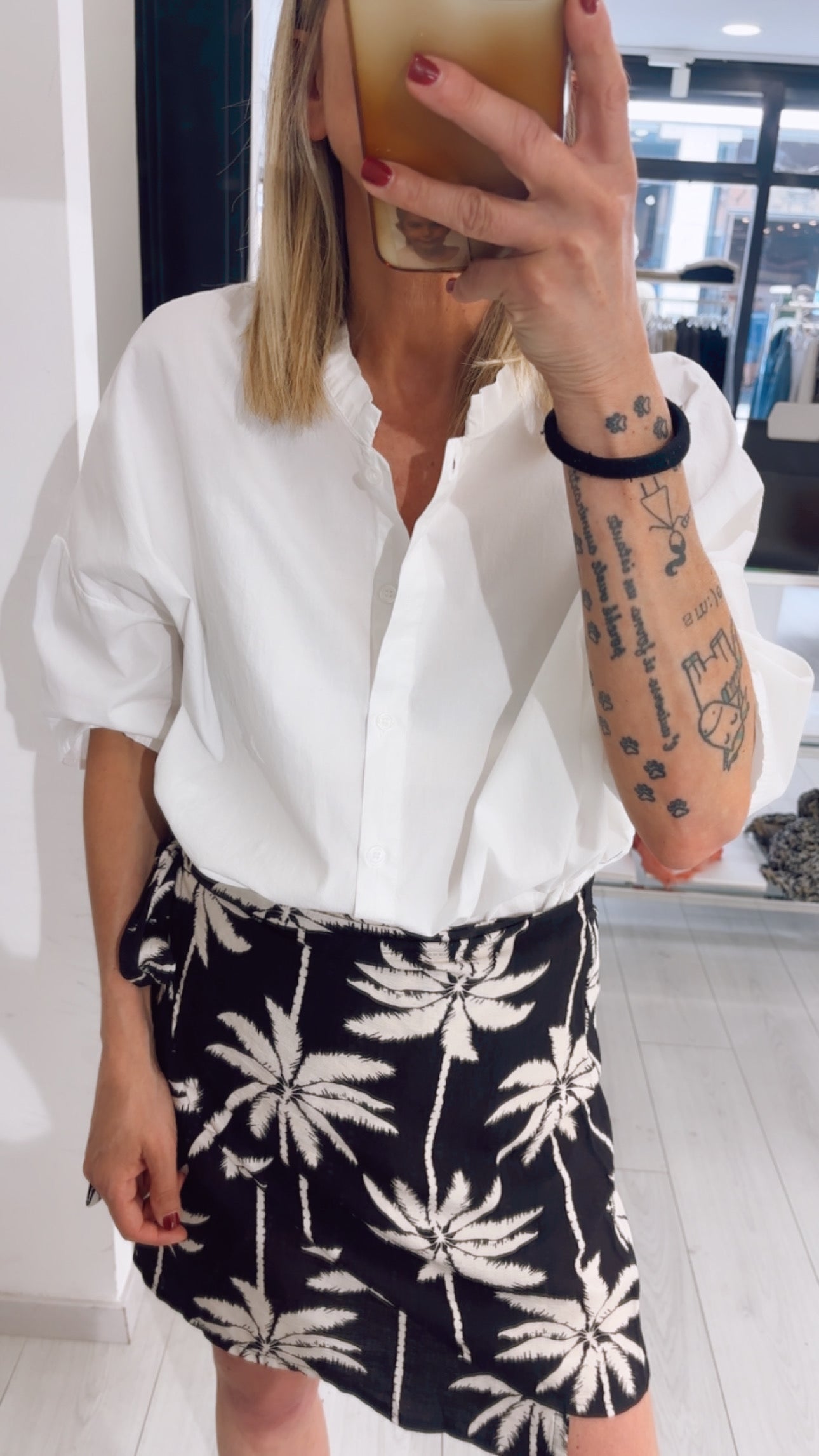 CAMICIA COREANA IN COTONE