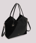 BORSA CON PATCH DIAGONALE
