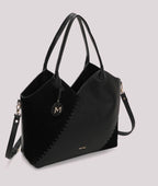 BORSA CON PATCH DIAGONALE