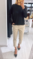 Maglia con sfrangiatura