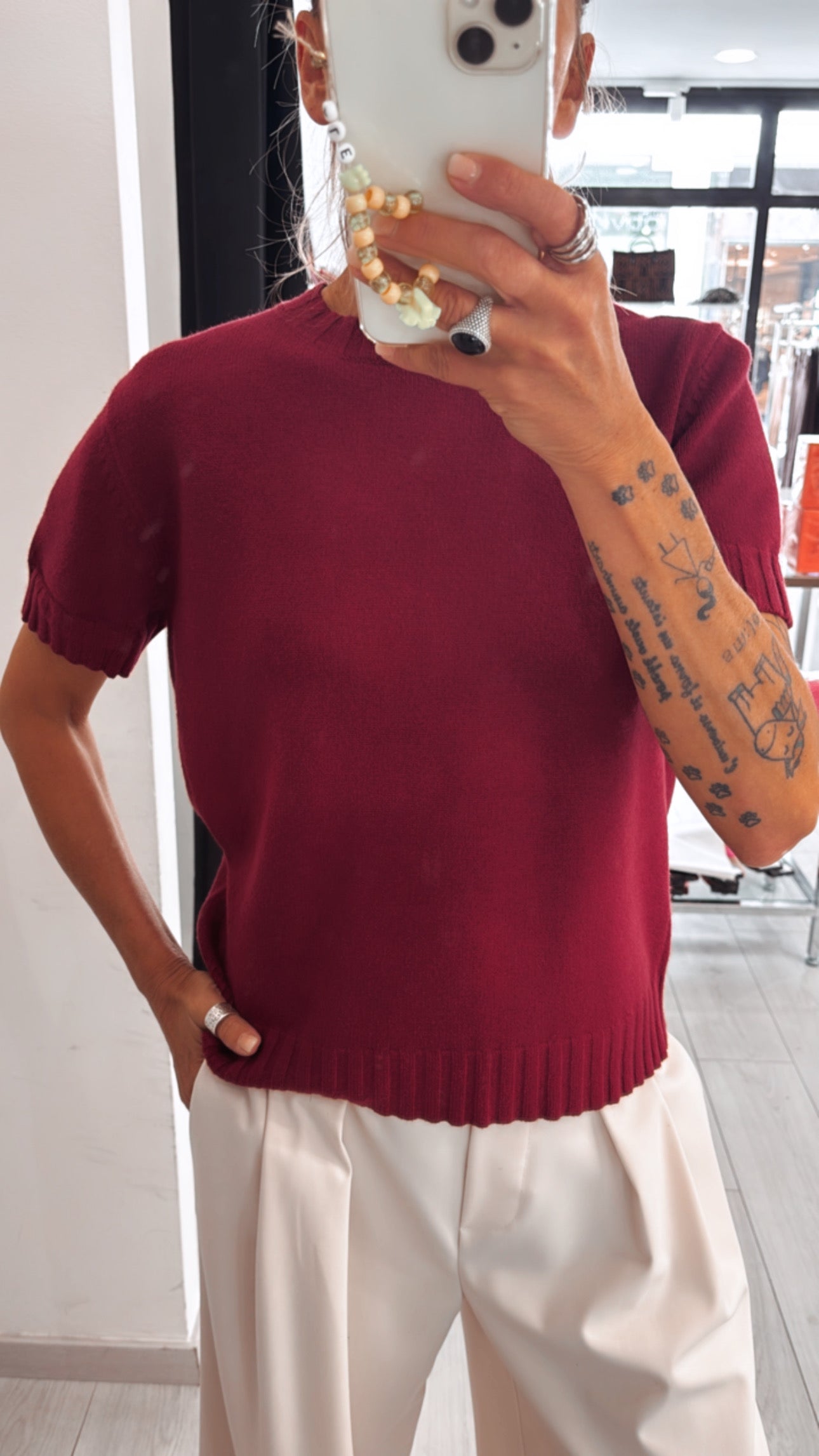 T-SHIRT VISCOSA PESANTE