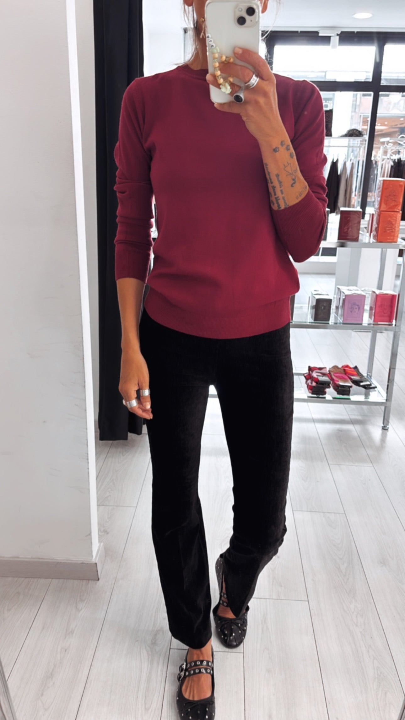 PANTALONE TROMBETTA IN VELLUTO