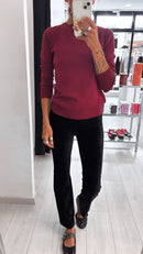 PANTALONE TROMBETTA IN VELLUTO