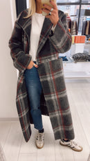 CAPPOTTO CHECK IN LANA COTTA
