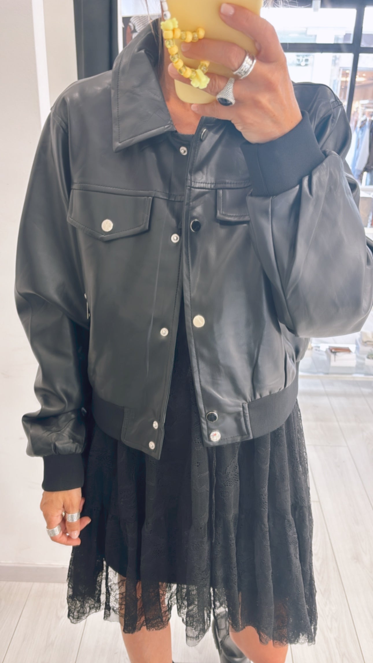 MINI BOMBER IN ECOPELLE