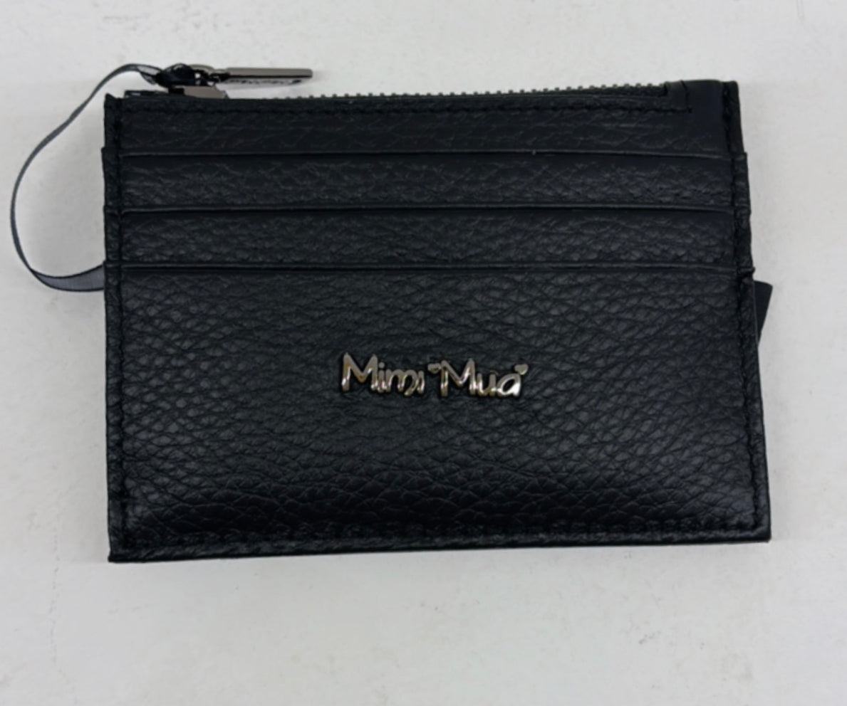 PORTACARTE IN PELLE CON ZIP