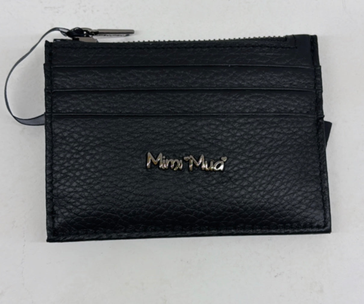 PORTACARTE IN PELLE CON ZIP