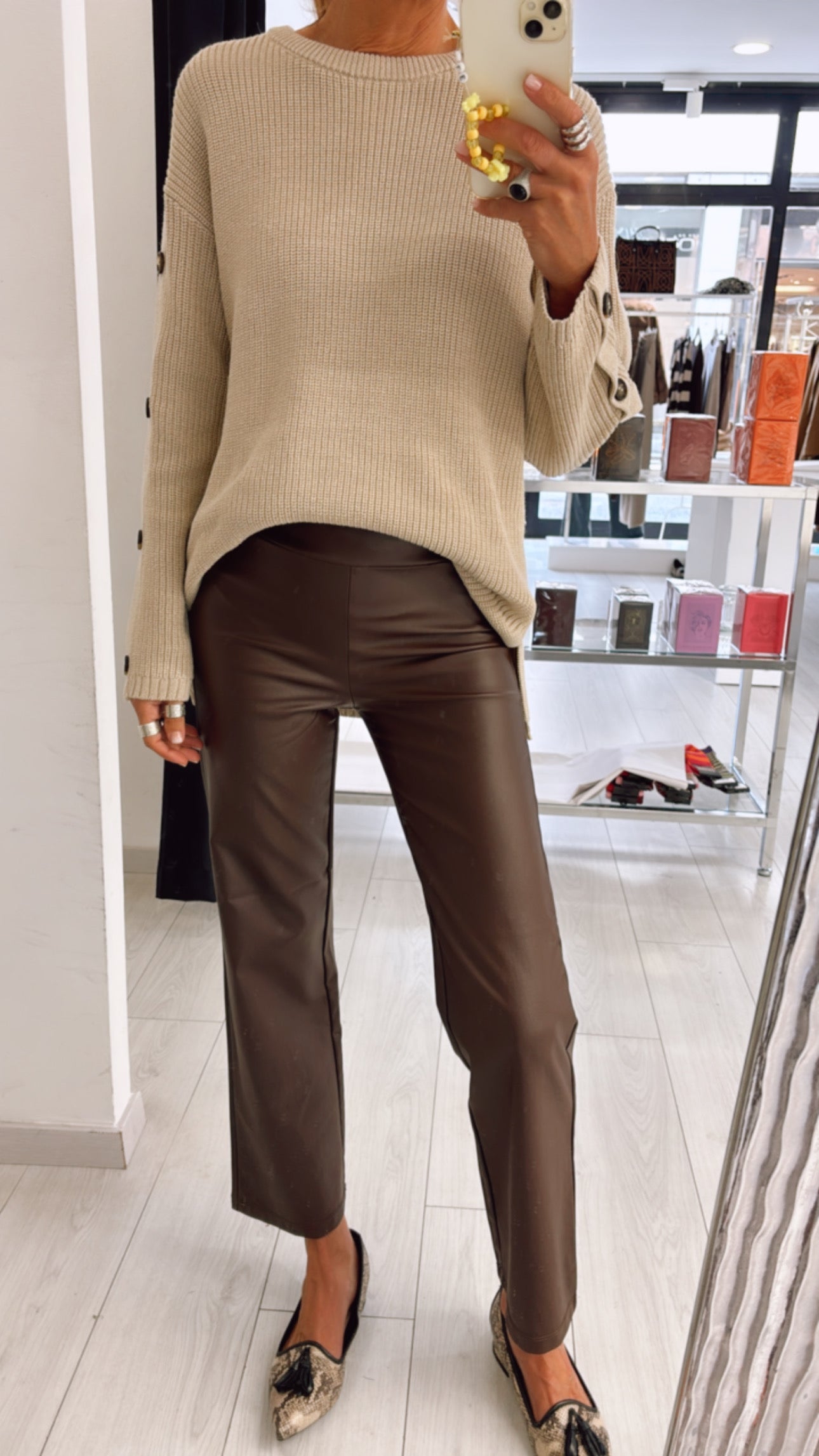 PANTALONE FLAIR ECOPELLE