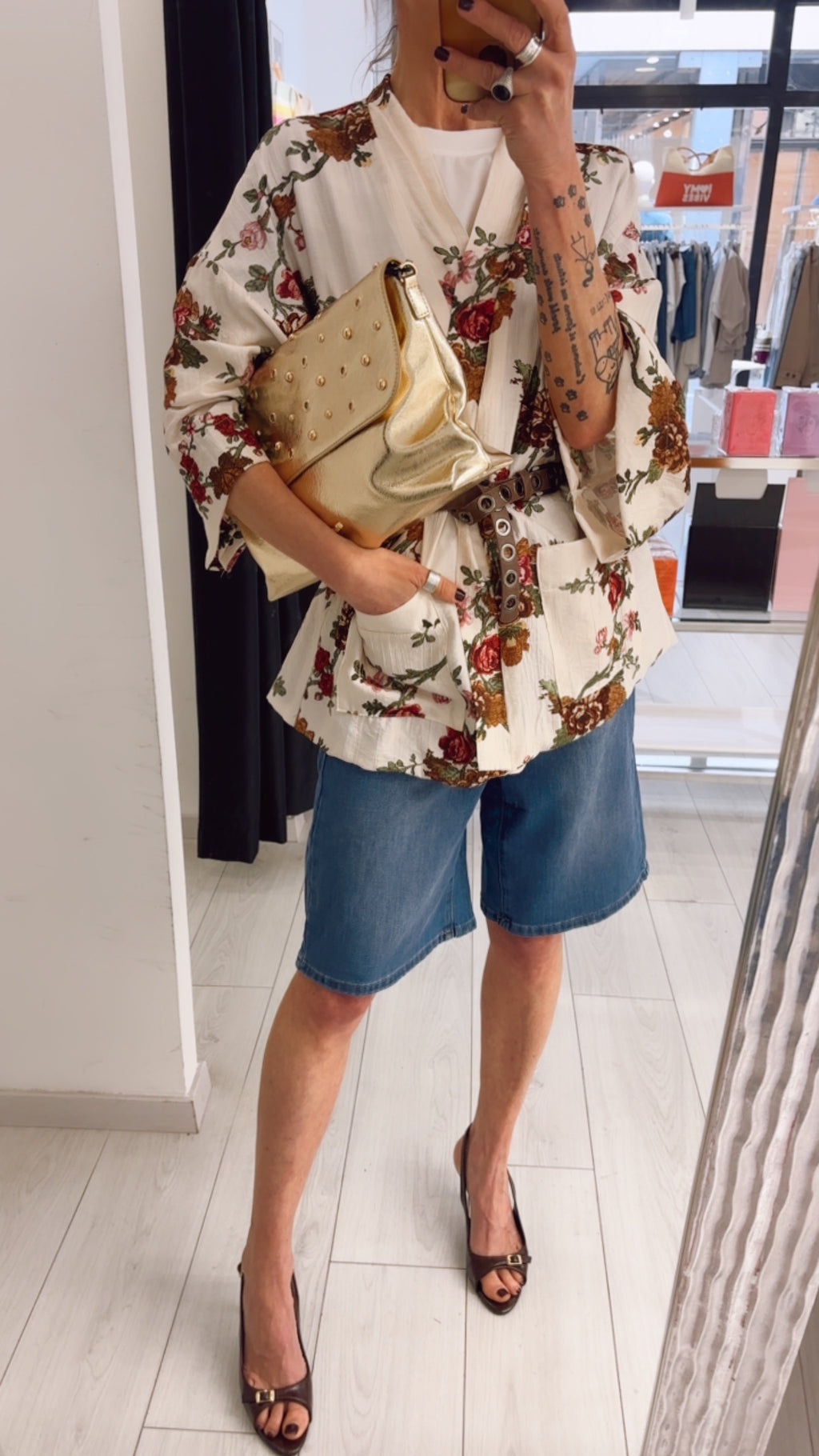 BERMUDA BASIC IN DENIM