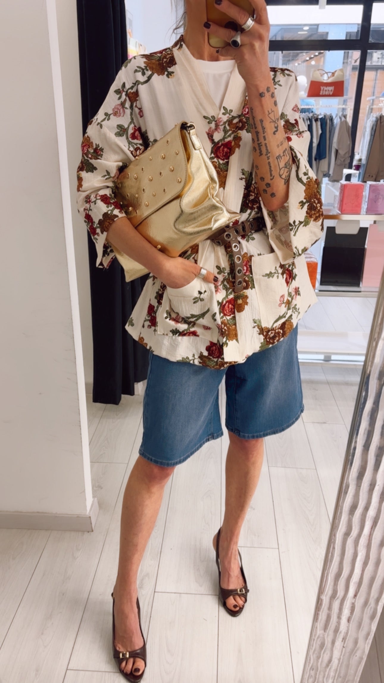 BERMUDA BASIC IN DENIM