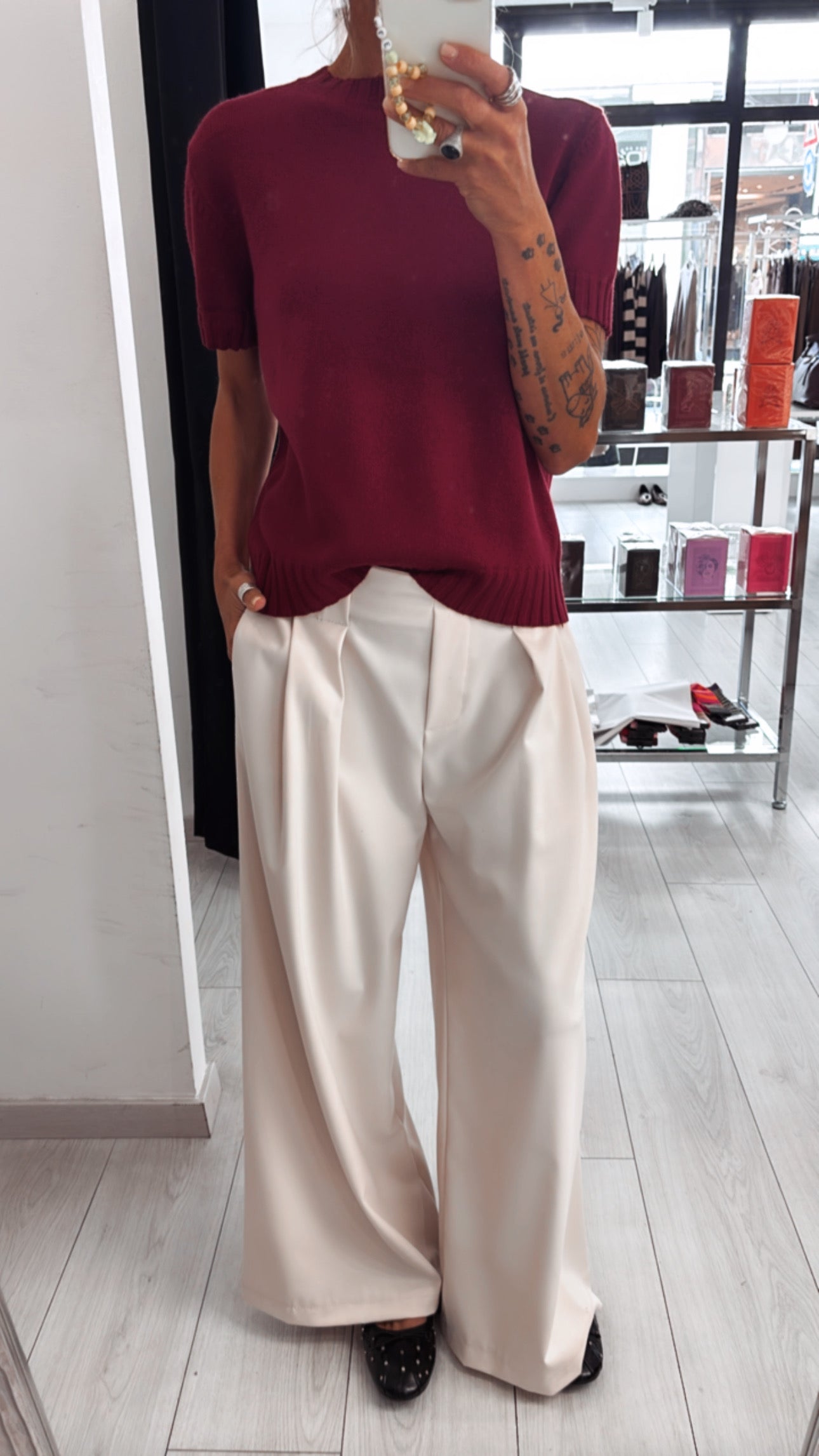 T-SHIRT VISCOSA PESANTE