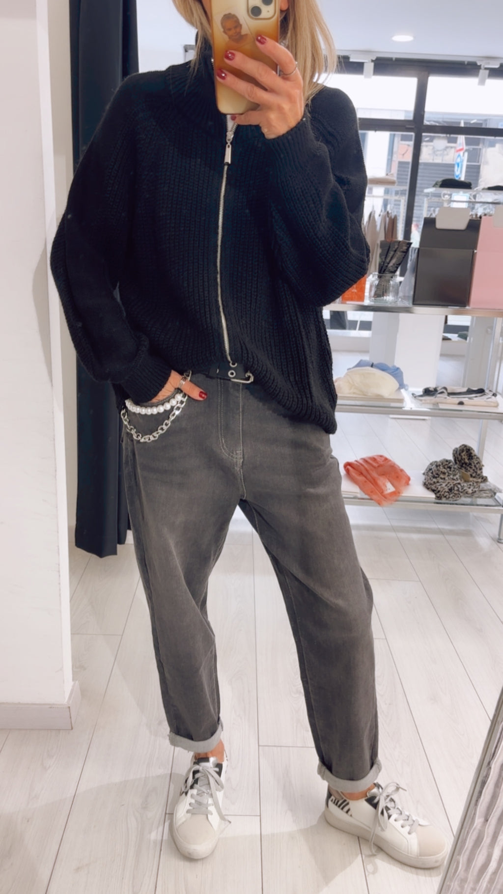 BOMBER IN MAGLIA