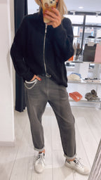 BOMBER IN MAGLIA