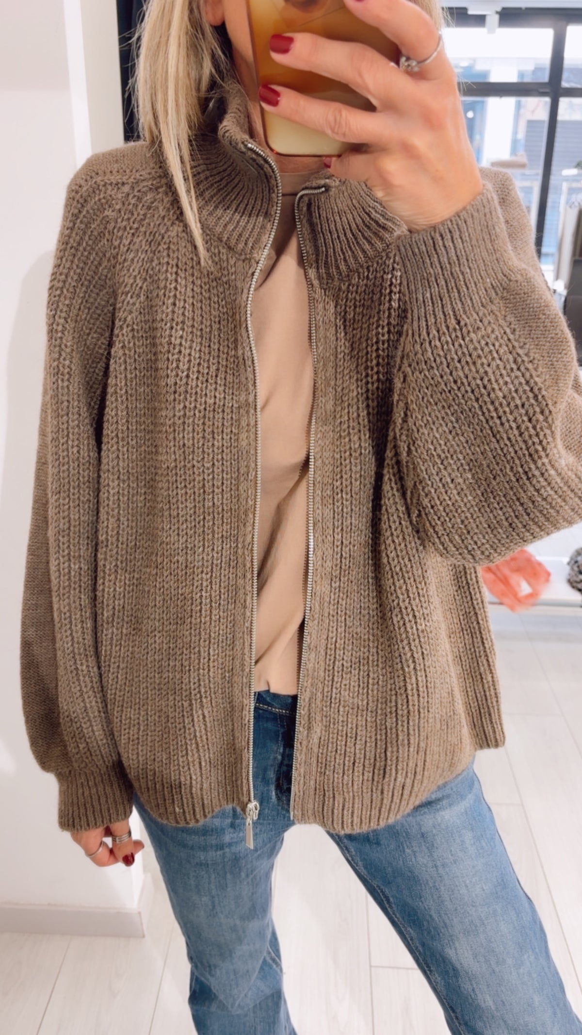 BOMBER IN MAGLIA