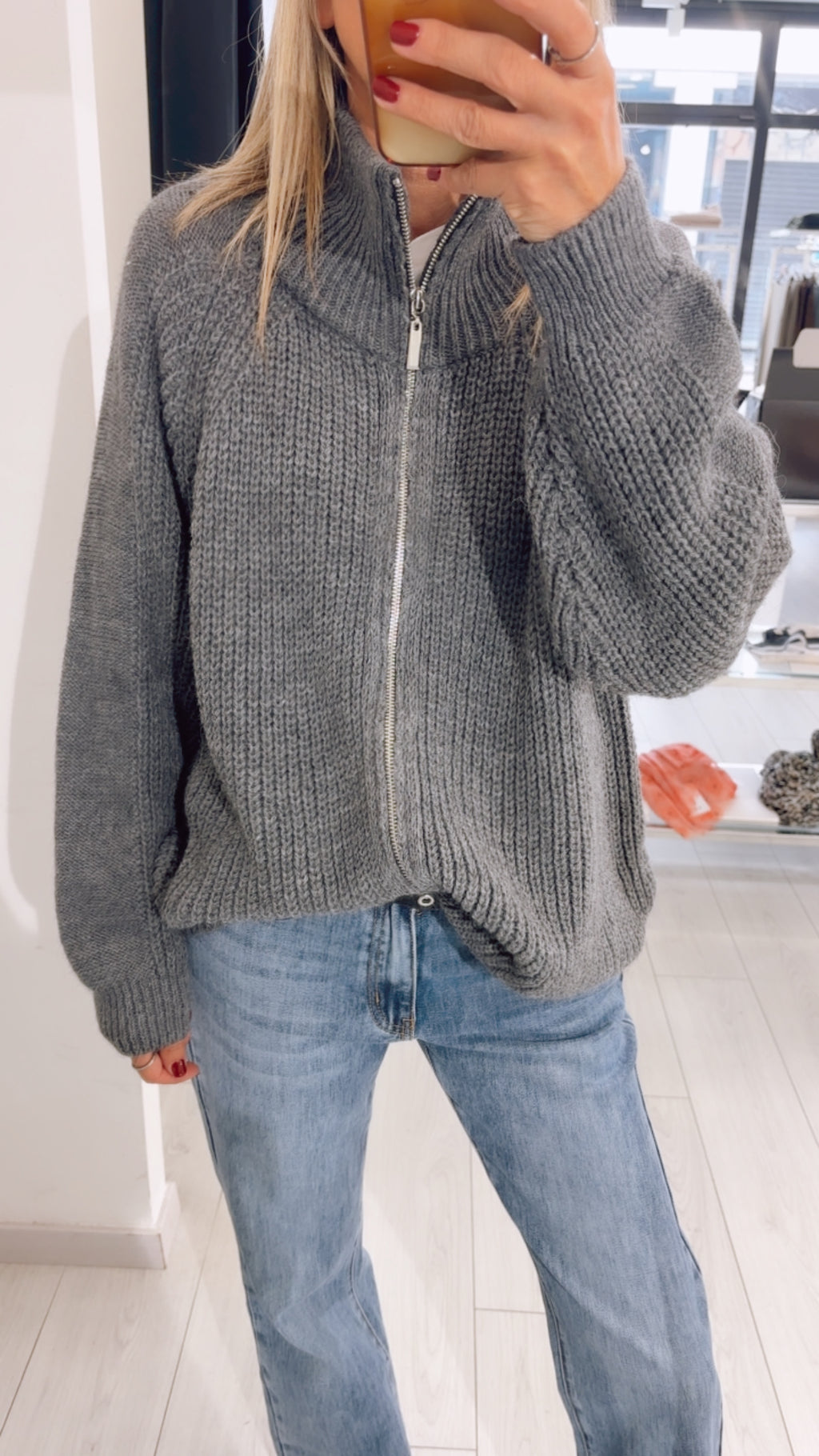 BOMBER IN MAGLIA