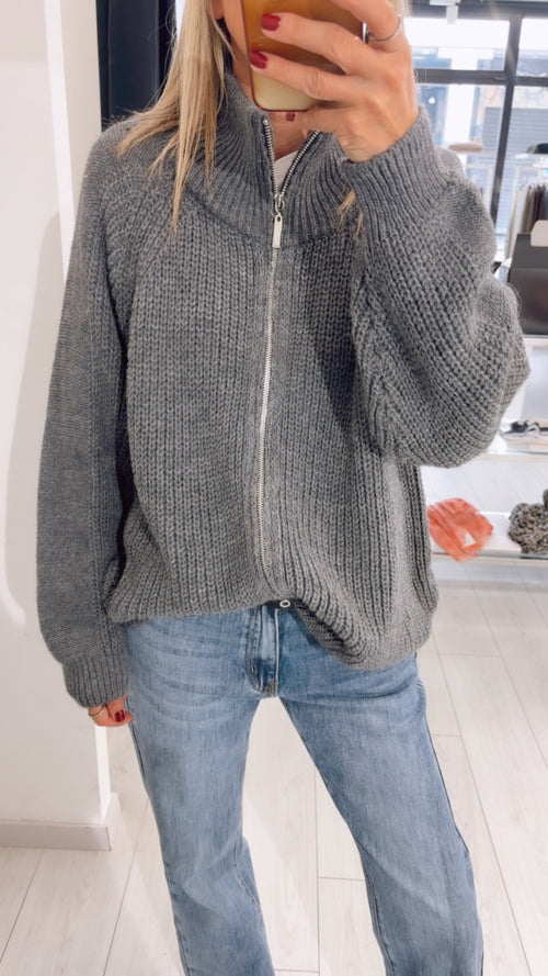 BOMBER IN MAGLIA