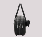 BORSA A SPALLA CON TRE ZIP E BORSINA IN MINIATURA