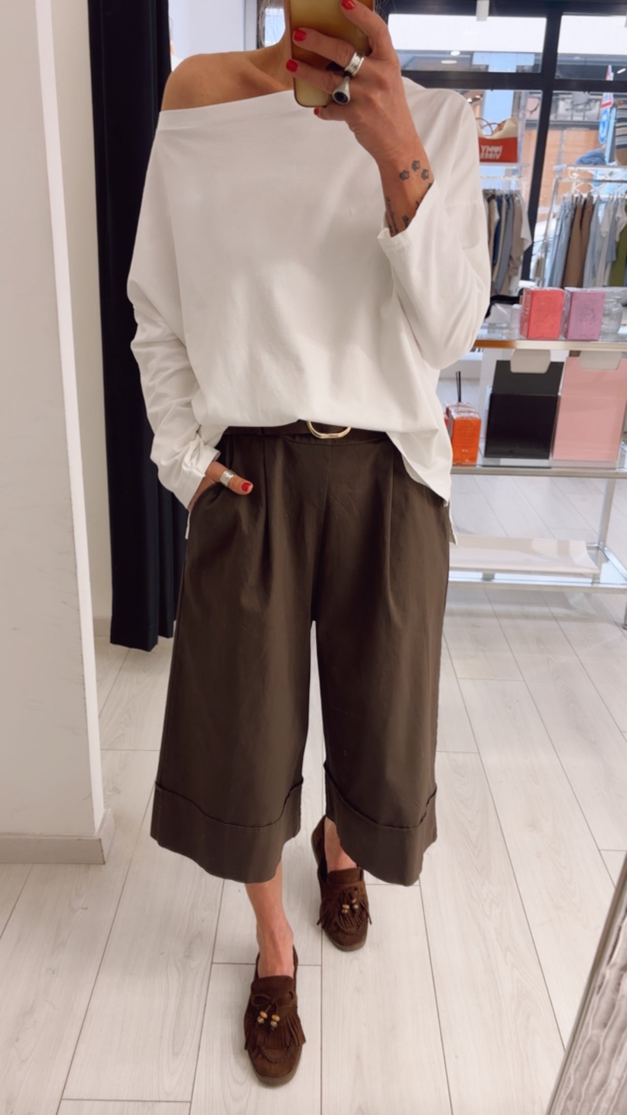 T-SHIRT BASIC MANICA LUNGA
