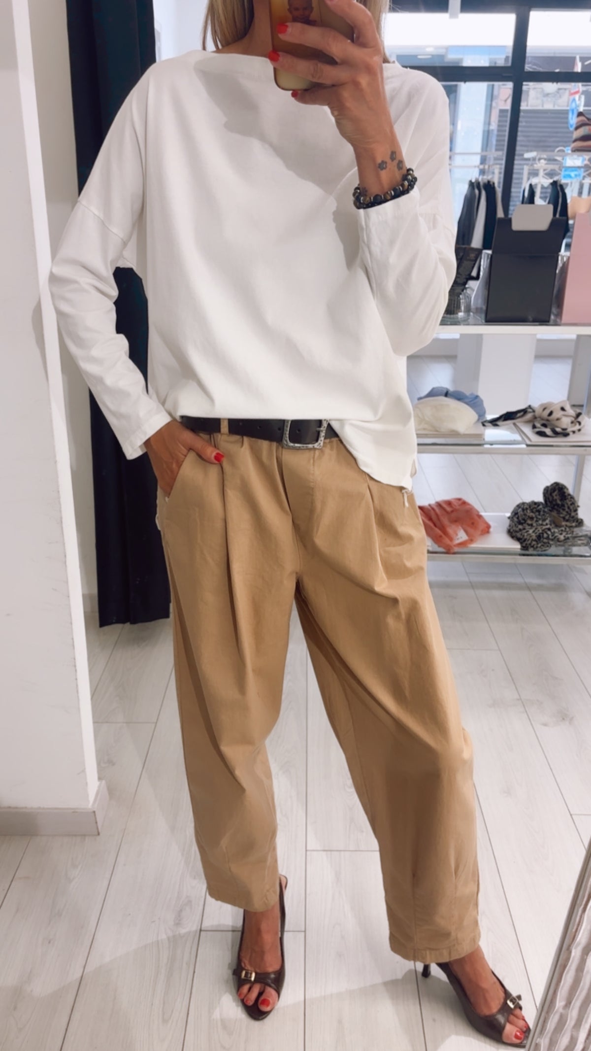 T-SHIRT BASIC MANICA LUNGA