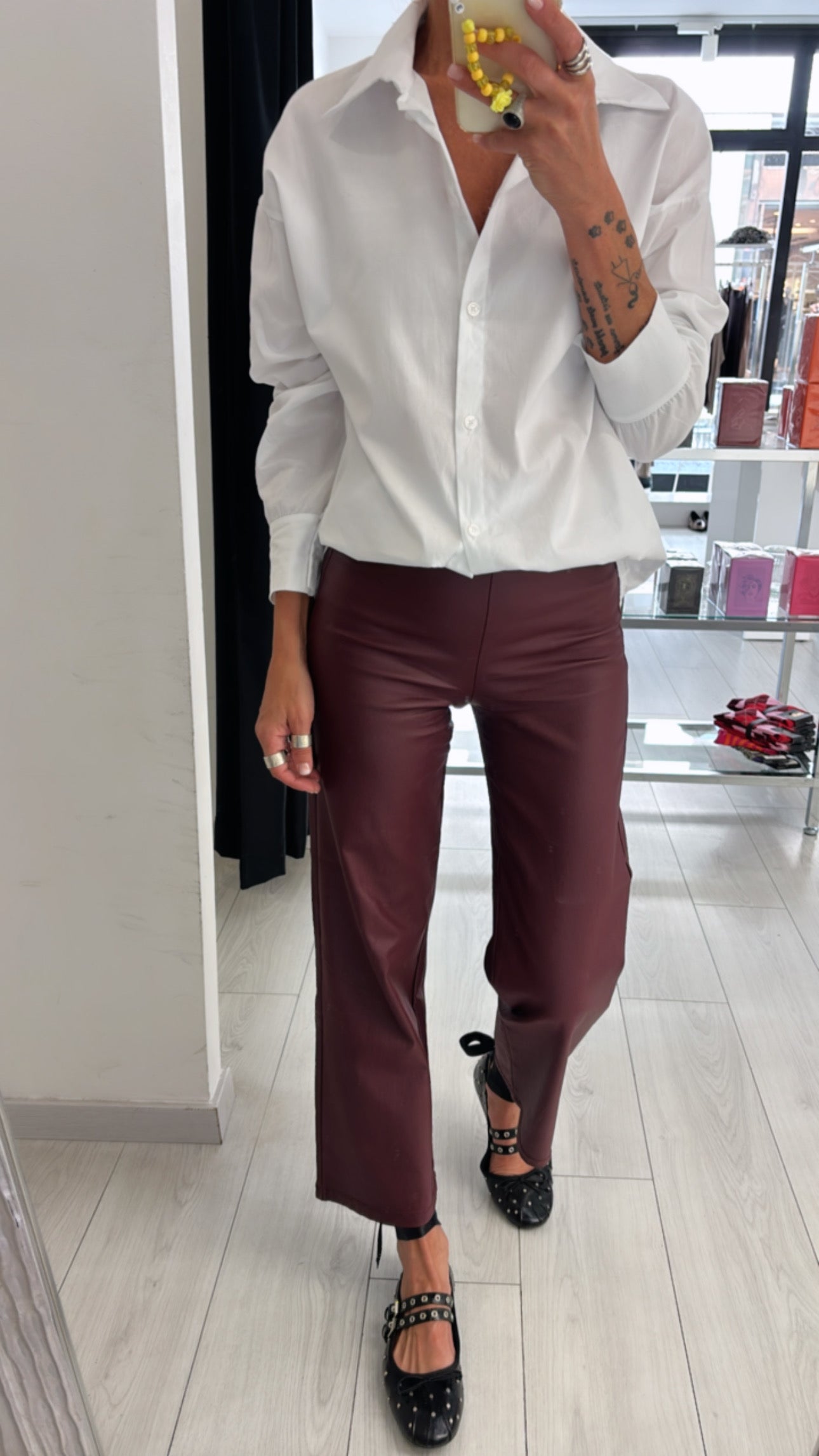 PANTALONE FLAIR ECOPELLE