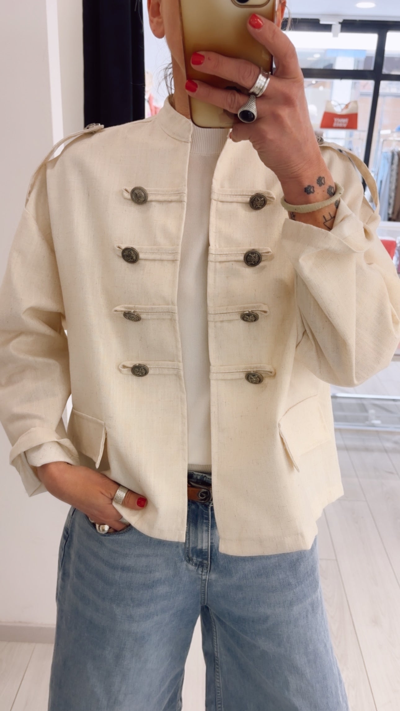 GIACCA NAPOLEONE LUREX