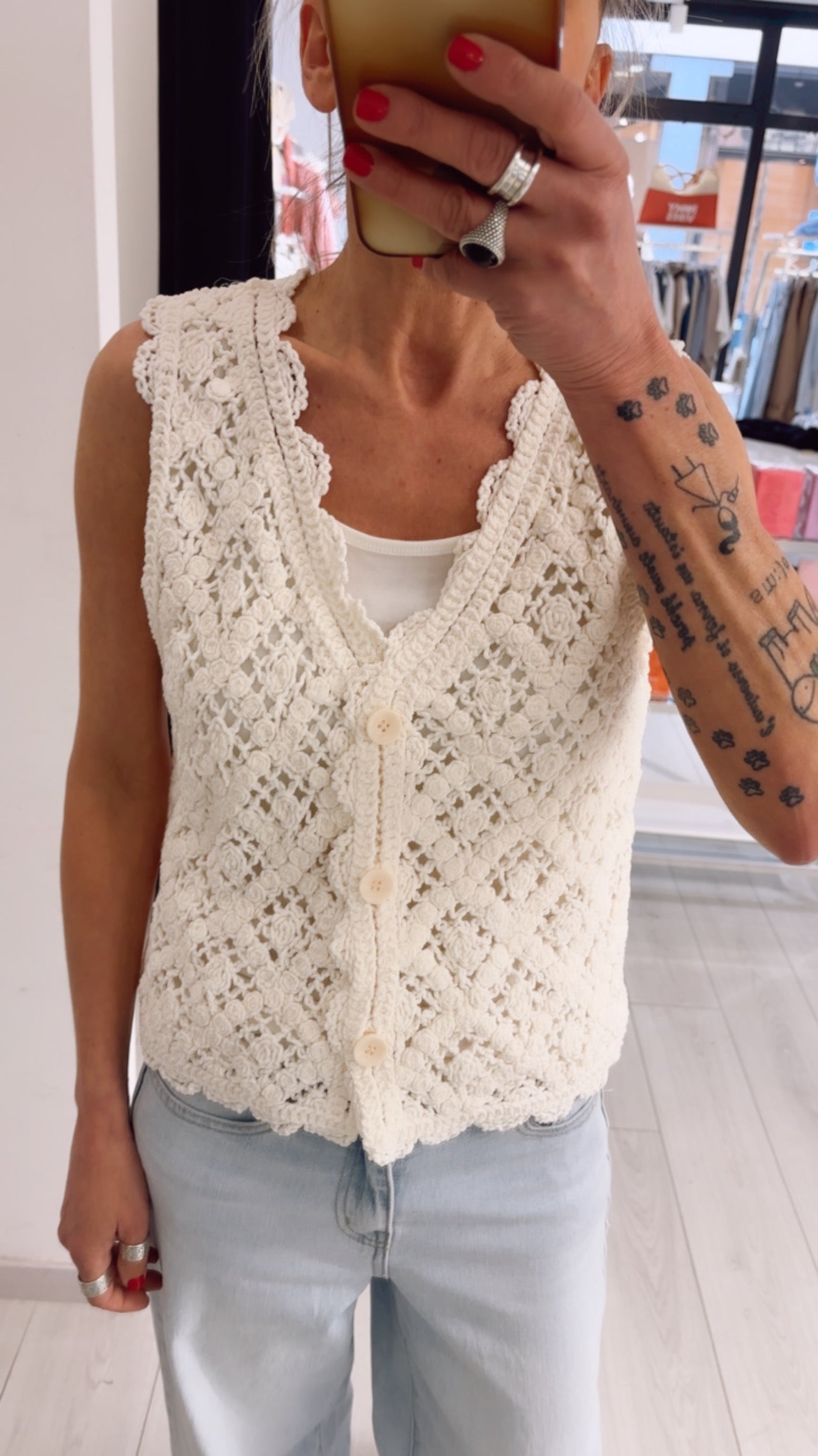 GILET CROCHET