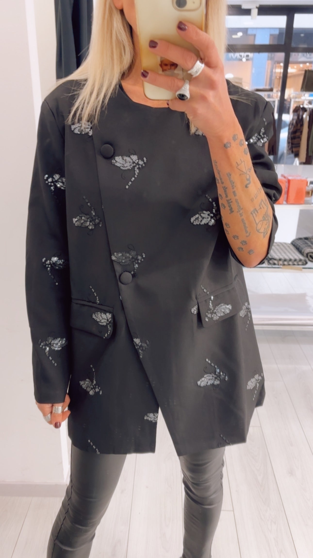 GIACCA COREANA STRASS