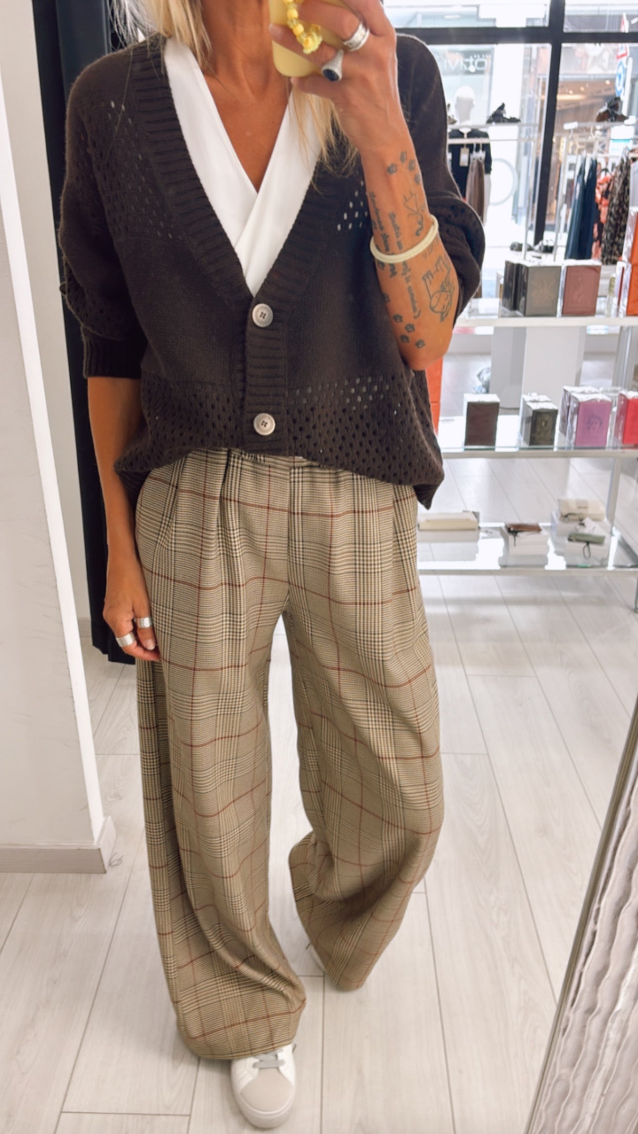 CARDIGAN TRAFORATO
