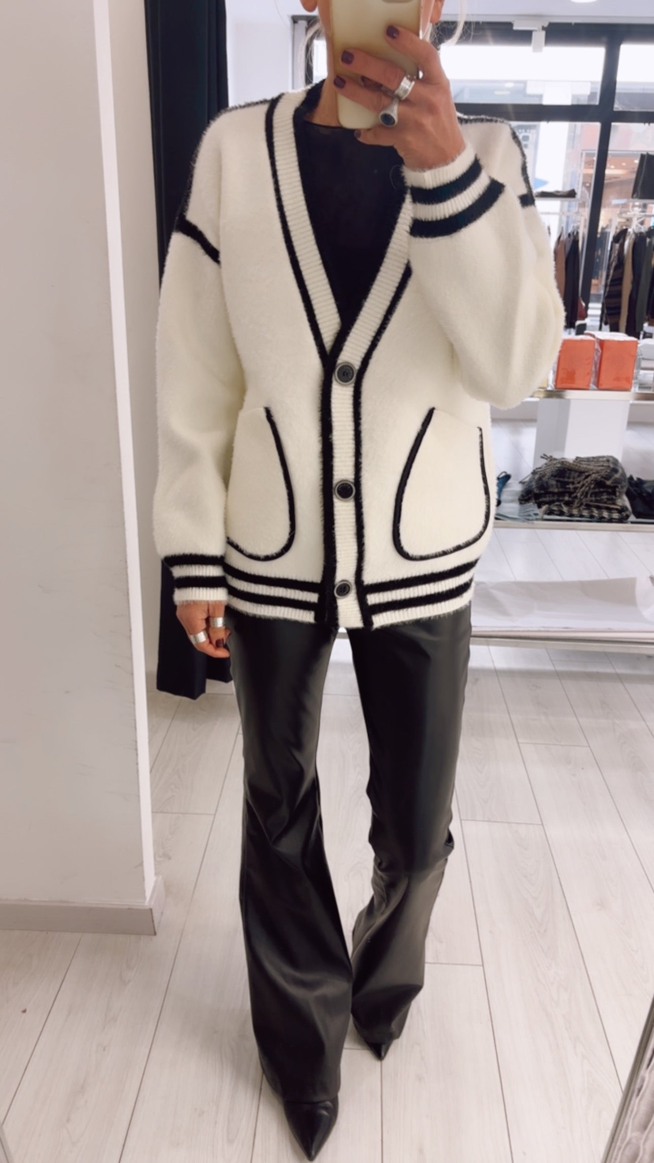 CARDIGAN BICOLOR