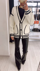 CARDIGAN BICOLOR
