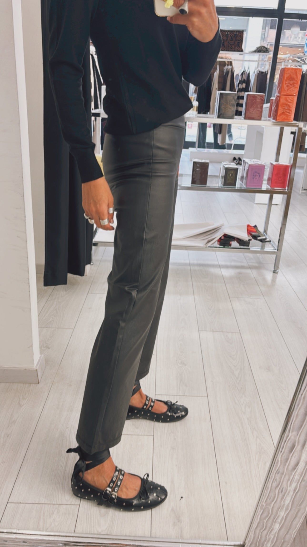 PANTALONE FLAIR ECOPELLE