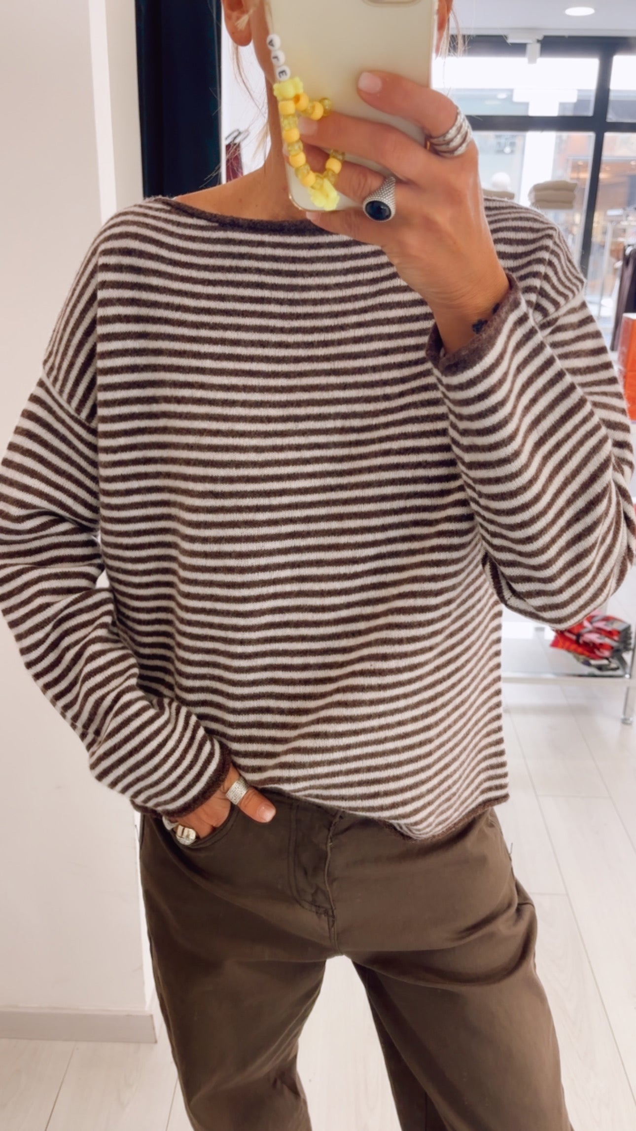 MAGLIA BARCA A RIGHE