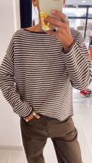 MAGLIA BARCA A RIGHE