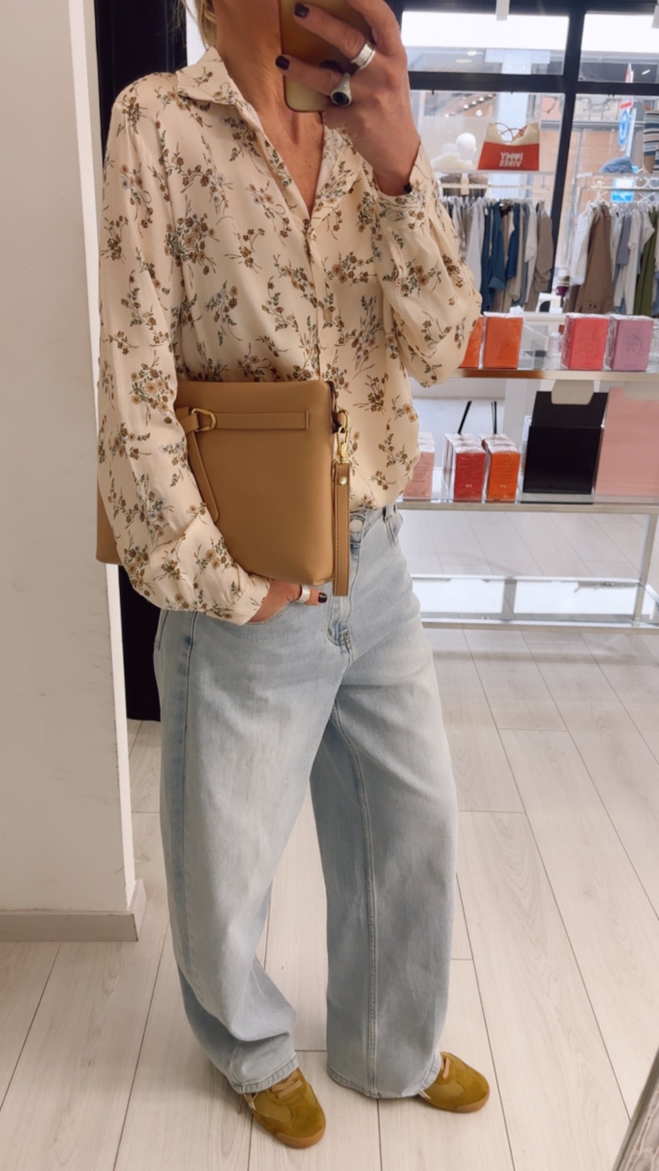 CAMICIA RASO FIORI